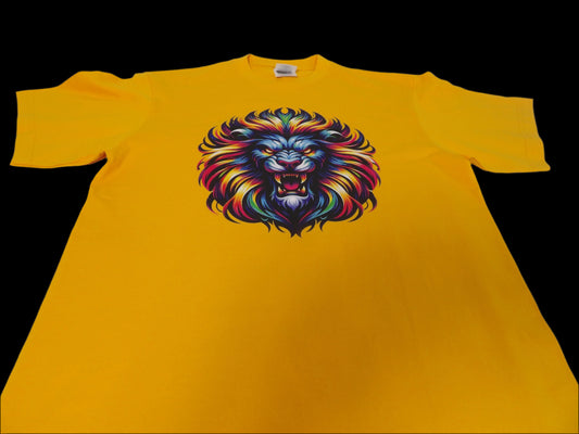 GOLD T-SHIRT SUPER MAX HEAVY WEIGHT CLASSIC BOXY FIT.  A STATEMENT PIECE FOR ANY OCCASION.  COMFORTABLE & THICK LAYER FOR ALL CLIMATES.